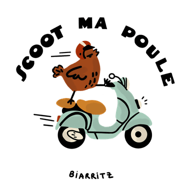 Scoot ma Poule logo